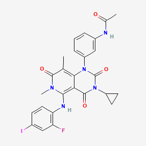 molecular formula C26H23FIN5O4 B1684009 Trametinib CAS No. 871700-17-3