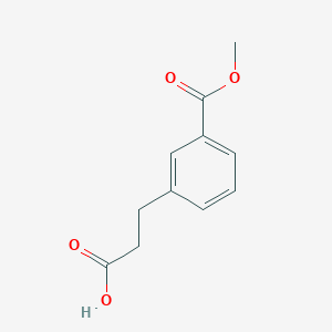 molecular formula C11H12O4 B168401 3-[3-(甲氧羰基)苯基]丙酸 CAS No. 111376-50-2