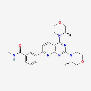 molecular formula C25H30N6O3 B1684010 Vistusertib CAS No. 1009298-59-2