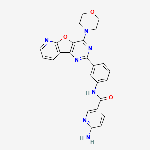 molecular formula C25H21N7O3 B1684012 YM-201636 CAS No. 371942-69-7