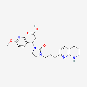 molecular formula C23H29N5O4 B1684017 MK-0429 CAS No. 227963-15-7