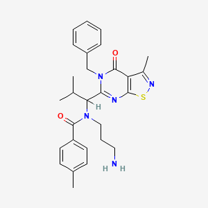 molecular formula C28H33N5O2S B1684018 AZD4877 CAS No. 1176760-49-8