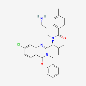 molecular formula C30H33ClN4O2 B1684021 Ispinesib CAS No. 336113-53-2