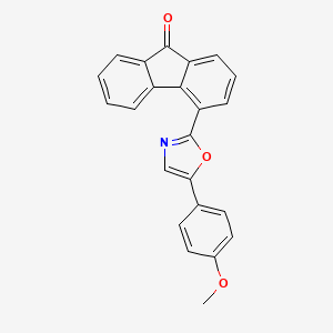 4-[5-(4-Methoxyphenyl)-2-oxazolyl]-9H-Fluoren-9-one