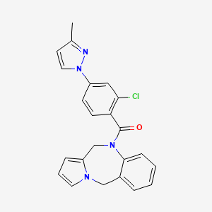 molecular formula C23H19ClN4O B1684029 Way-vna-932 CAS No. 220460-92-4