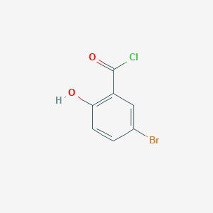 molecular formula C7H4BrClO2 B168403 5-Bromo-2-hydroxybenzoyl chloride CAS No. 17464-66-3