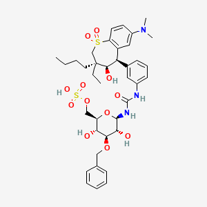 molecular formula C38H51N3O12S2 B1684035 Volixibat CAS No. 1025216-57-2
