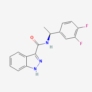 molecular formula C16H13F2N3O B1684044 VPC-80051 