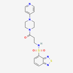 molecular formula C18H20N6O3S2 B1684055 VU 0255035 CAS No. 1135243-19-4
