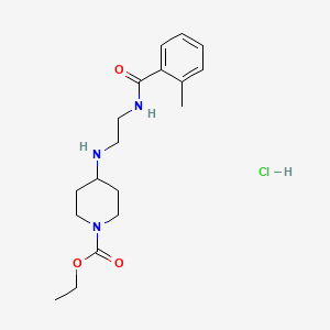 molecular formula C18H28ClN3O3 B1684057 VU 0357017 Hydrochloride CAS No. 1135242-13-5