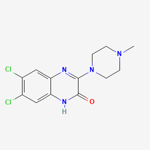 6,7-dichloro 3-(4-methylpiperazin-1-yl)quinoxalin-2(1H)-one