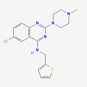 molecular formula C18H20ClN5S B1684066 VUF10497 CAS No. 1080623-12-6
