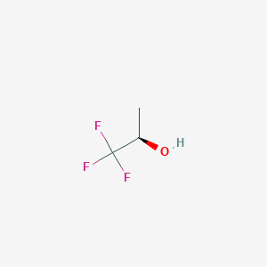 molecular formula C3H5F3O B168408 (2R)-1,1,1-trifluoropropan-2-ol CAS No. 17628-73-8