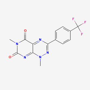 molecular formula C14H10F3N5O2 B1684085 Walrycin B CAS No. 878419-78-4