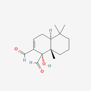 molecular formula C15H22O3 B1684087 Warburganal CAS No. 62994-47-2