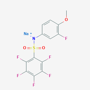 molecular formula C13H6F6NNaO3S B1684090 Batabulin Sodium CAS No. 195533-98-3
