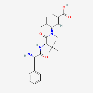 molecular formula C27H43N3O4 B1684106 Taltobulin CAS No. 228266-40-8