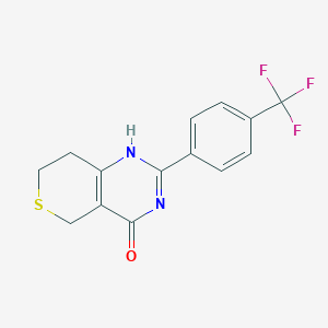 molecular formula C14H11F3N2OS B1684123 Xav-939 CAS No. 284028-89-3