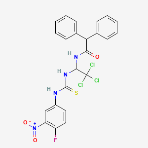 molecular formula C23H18Cl3FN4O3S B1684126 CGK733 CAS No. 905973-89-9