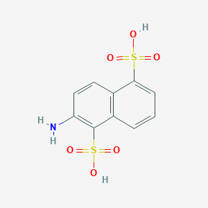 molecular formula C10H9NO6S2 B168413 2-Amino-1,5-naphthalenedisulfonic acid CAS No. 171570-11-9