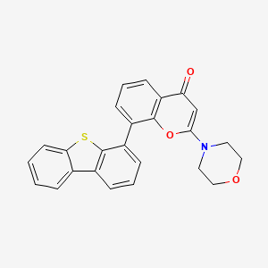 molecular formula C25H19NO3S B1684135 KU-57788 CAS No. 503468-95-9