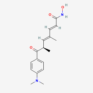 molecular formula C17H22N2O3 B1684148 trichostatin A CAS No. 58880-19-6