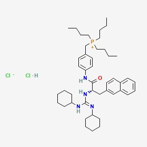 molecular formula C45H69Cl2N4OP B1684163 Win 64338 hydrochloride 
