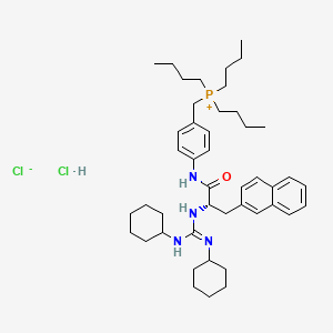 molecular formula C45H69Cl2N4OP B1684163 Win 64338 hydrochloride CAS No. 163727-74-0