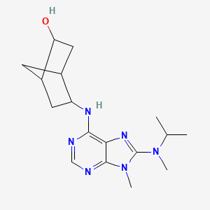 molecular formula C17H26N6O B1684166 (Rac)-WRC-0571 