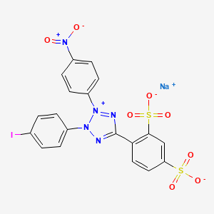 molecular formula C19H12IN5NaO8S2 B1684172 CID 131848712 CAS No. 150849-52-8
