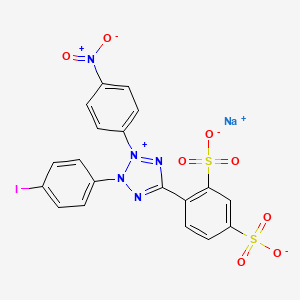 Sodium 4-[2-(4-iodophenyl)-3-(4-nitrophenyl)tetrazol-2-ium-5-yl]benzene-1,3-disulfonate