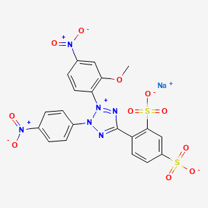sodium 4-(3-(2-methoxy-4-nitrophenyl)-2-(4-nitrophenyl)-2H-tetrazol-3-ium-5-yl)benzene-1,3-disulfonate