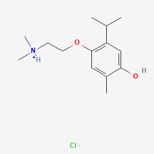 molecular formula C14H24ClNO2 B1684176 Deacetylmoxisylyte hydrochloride CAS No. 16809-53-3