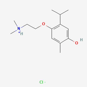 molecular formula C14H25ClNO2 B1684176 Deacetylmoxisylyte hydrochloride CAS No. 16809-53-3