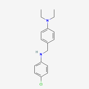 4-[(4-chloroanilino)methyl]-N,N-diethylaniline