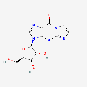 molecular formula C14H17N5O5 B1684185 Wyosine CAS No. 52662-10-9