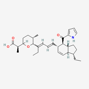 molecular formula C31H43NO4 B1684188 Indanomycin CAS No. 66513-28-8