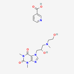 molecular formula C19H26N6O6 B1684190 烟酸肌醇酯 CAS No. 437-74-1