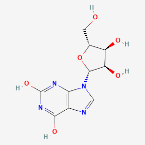 molecular formula C10H12N4O6 B1684192 Xanthosine CAS No. 146-80-5