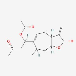 molecular formula C17H22O5 B1684194 Xanthinin CAS No. 580-49-4