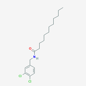 molecular formula C19H29Cl2NO B016842 N-(3,4-Dichlorobenzyl)dodecanamide CAS No. 102366-72-3
