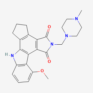 molecular formula C24H26N4O3 B1684203 CEP-9722 CAS No. 916574-83-9