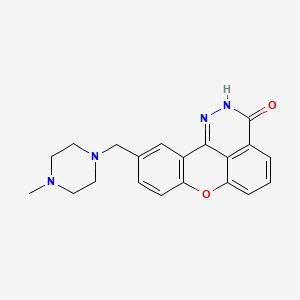 B1684206 10-((4-Methylpiperazin-1-yl)methyl)chromeno(4,3,2-de)phthalazin-3(2H)-one CAS No. 805242-85-7