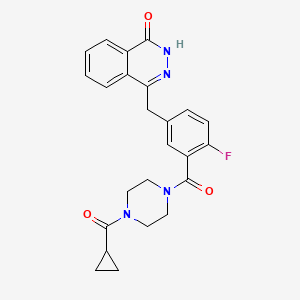 molecular formula C24H23FN4O3 B1684210 Olaparib CAS No. 763113-22-0