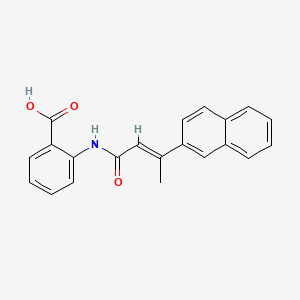 molecular formula C21H17NO3 B1684215 Bibr 1532 CAS No. 321674-73-1