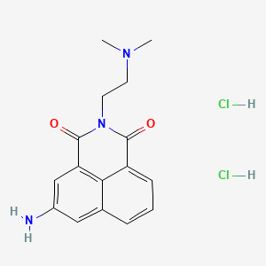 molecular formula C16H19Cl2N3O2 B1684221 Amonafide dihydrochloride CAS No. 150091-68-2