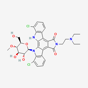 molecular formula C33H34Cl2N4O7 B1684225 Becatecarin CAS No. 119673-08-4