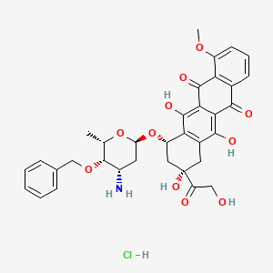 molecular formula C34H36ClNO11 B1684227 Berubicin Hydrochloride CAS No. 293736-67-1