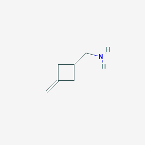 molecular formula C6H11N B168423 (3-Methylenecyclobutyl)methylamine CAS No. 16333-93-0