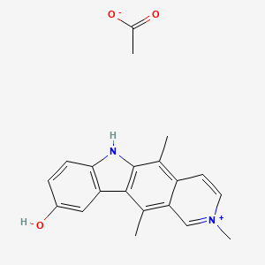 molecular formula C20H20N2O3 B1684230 Elliptinium Acetate CAS No. 58337-35-2
